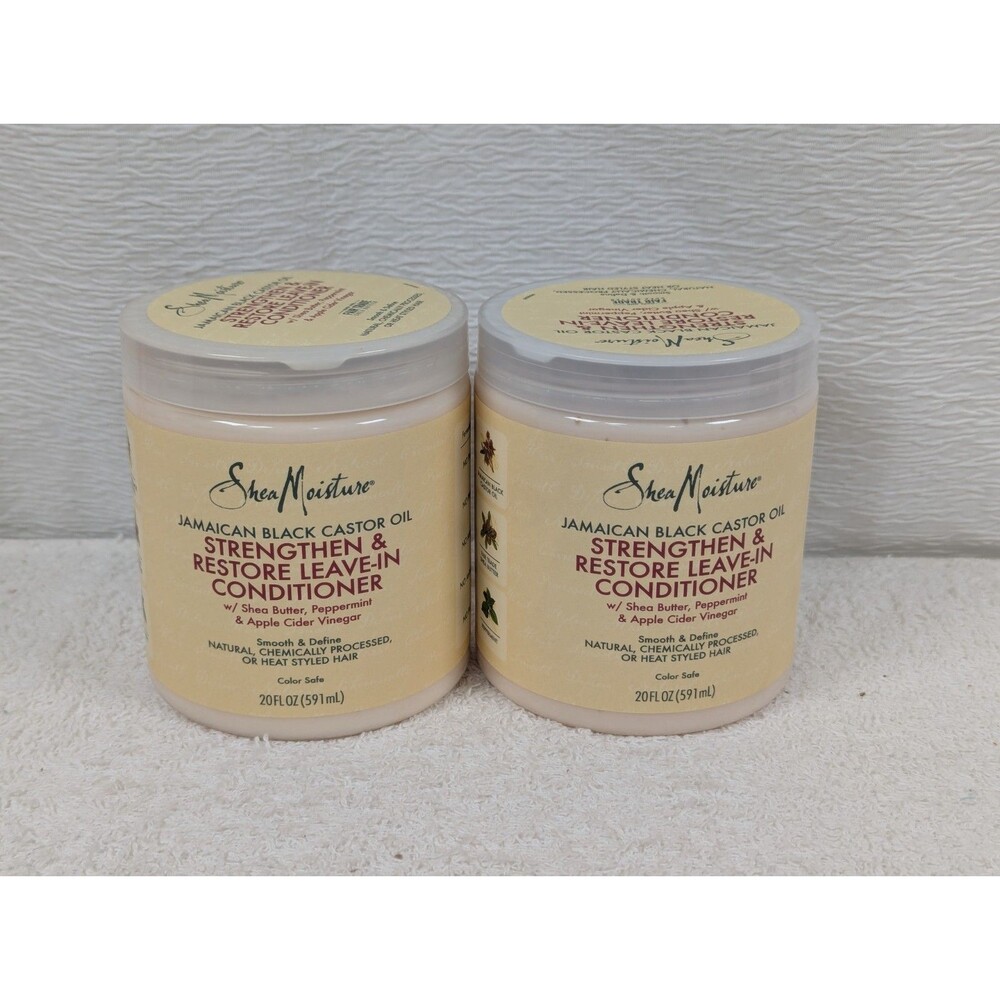 Shea Moisture Jamaican Black Castor Oil Smoothie Cream - 2 Pack